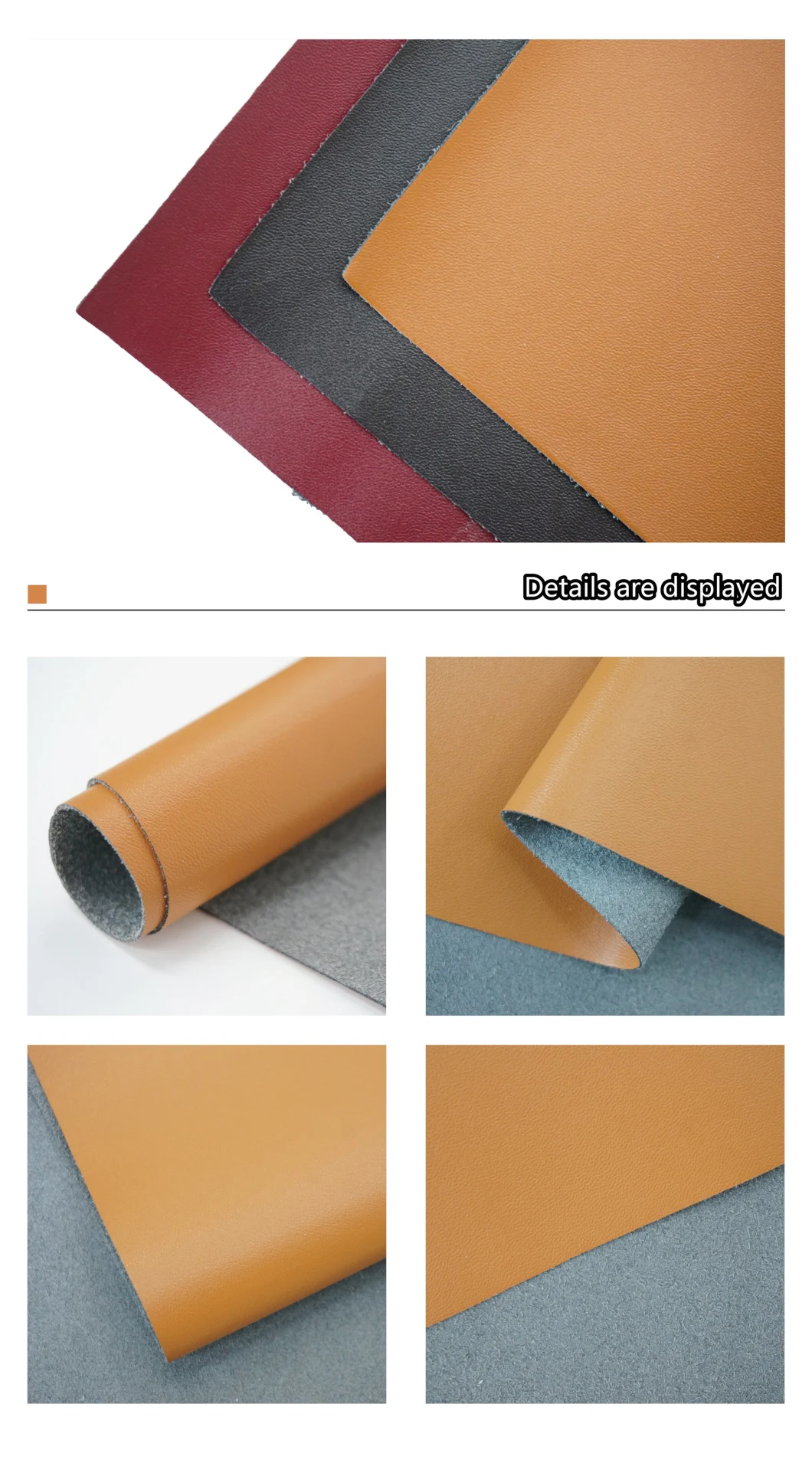 Free Sample Designer Printed Emboss Foil Soft Microfiber Vegan PU Synthetic Leather for Shoes/Bags