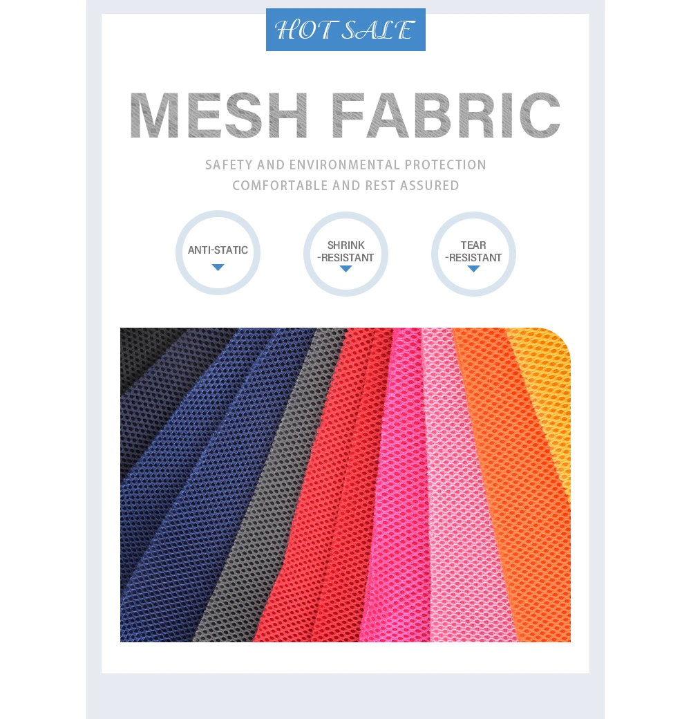 Supplier Textile 3D Polyester Air Mesh Fabric for Bags Shoes with Environmental Protection Upholstery Fabric