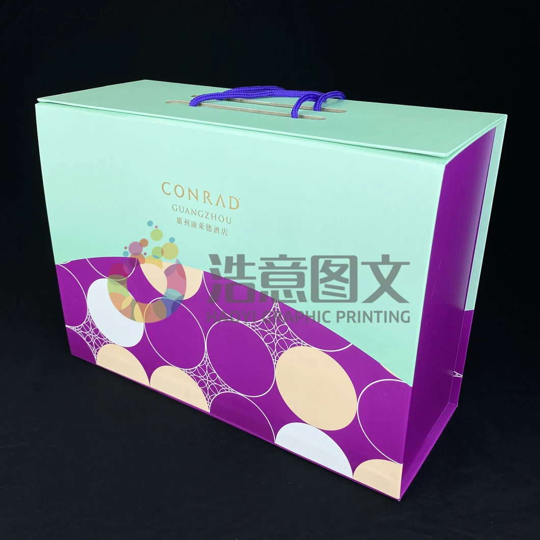 Designer Custom Packaging & Printing Rigid Folding Foldable Shipping Boxes Cardboard Packing Storage Carton Gift Magnetic Box for Wine Clothing Shoes